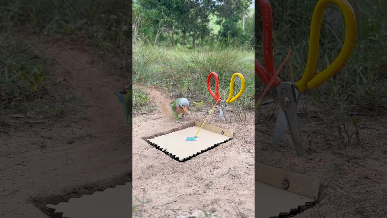 Amazing Creative Unique Parrot Trap #youtubeshorts