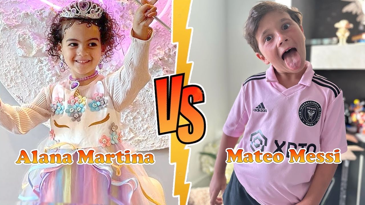 MATEO MESSI (Messi's Son) Vs ALANA MARTINA (Cristiano Ronaldo's Daughter) Transformation ★ 2024