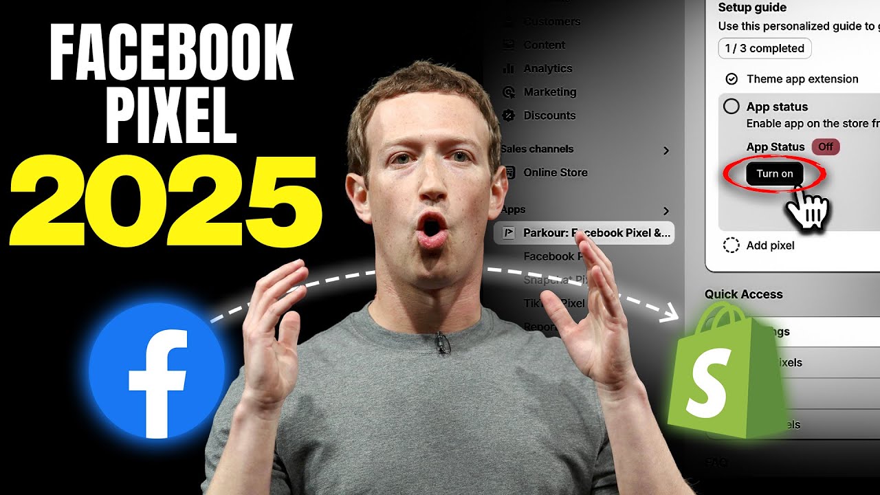 How to install Facebook Pixel (Dataset) in Shopify 2025 (Under 2 Minutes)