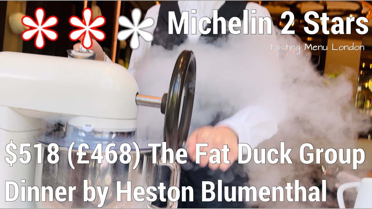 Ужин от Хестона Блюменталя, 2 звезды Мишлен, ресторан Fat Duck Group Fine Dining в Лондоне, 518 д...