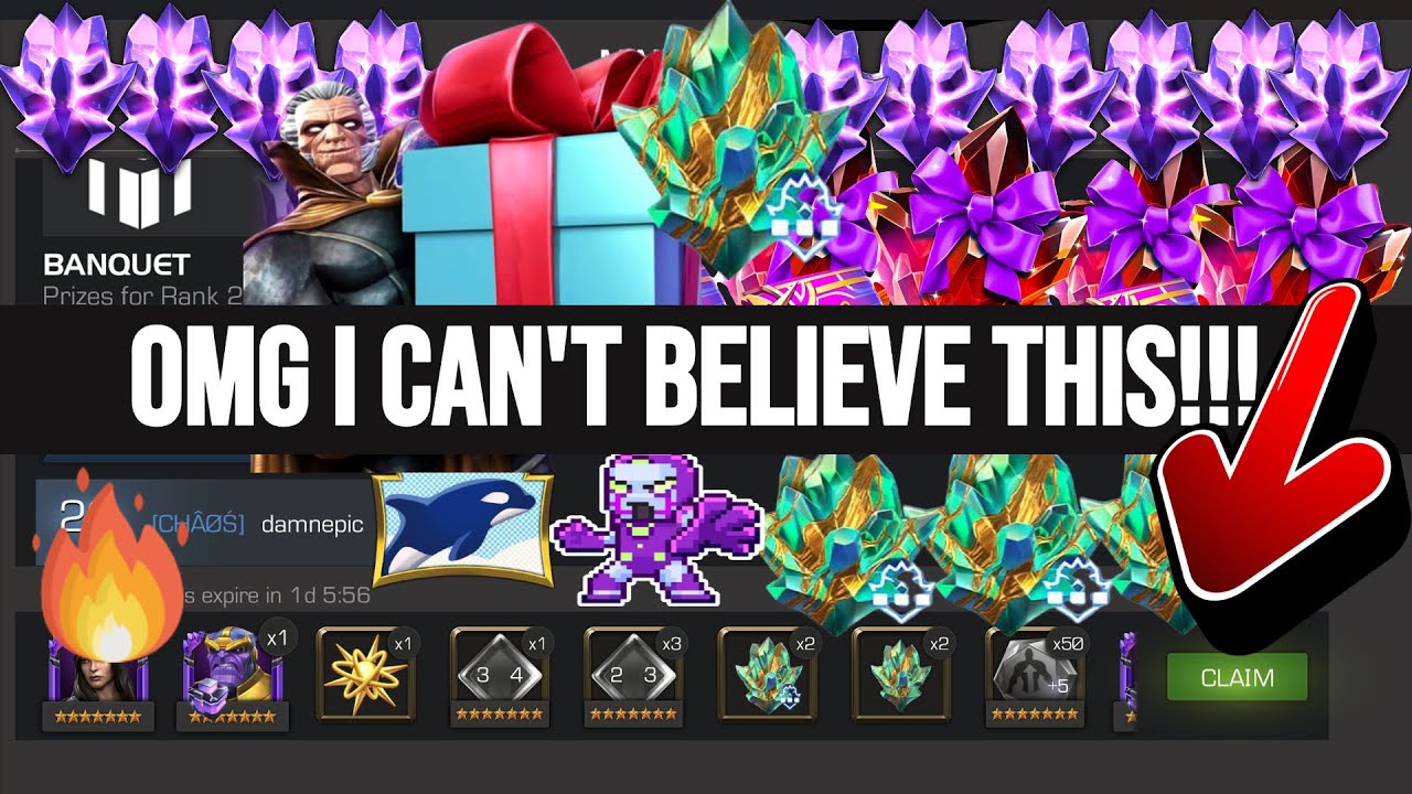 MY SOLO BANQUET REWARDS SHOCKED ME! INSANE Banquet 2024 Rewards Opening! Marvel Contest of Champions