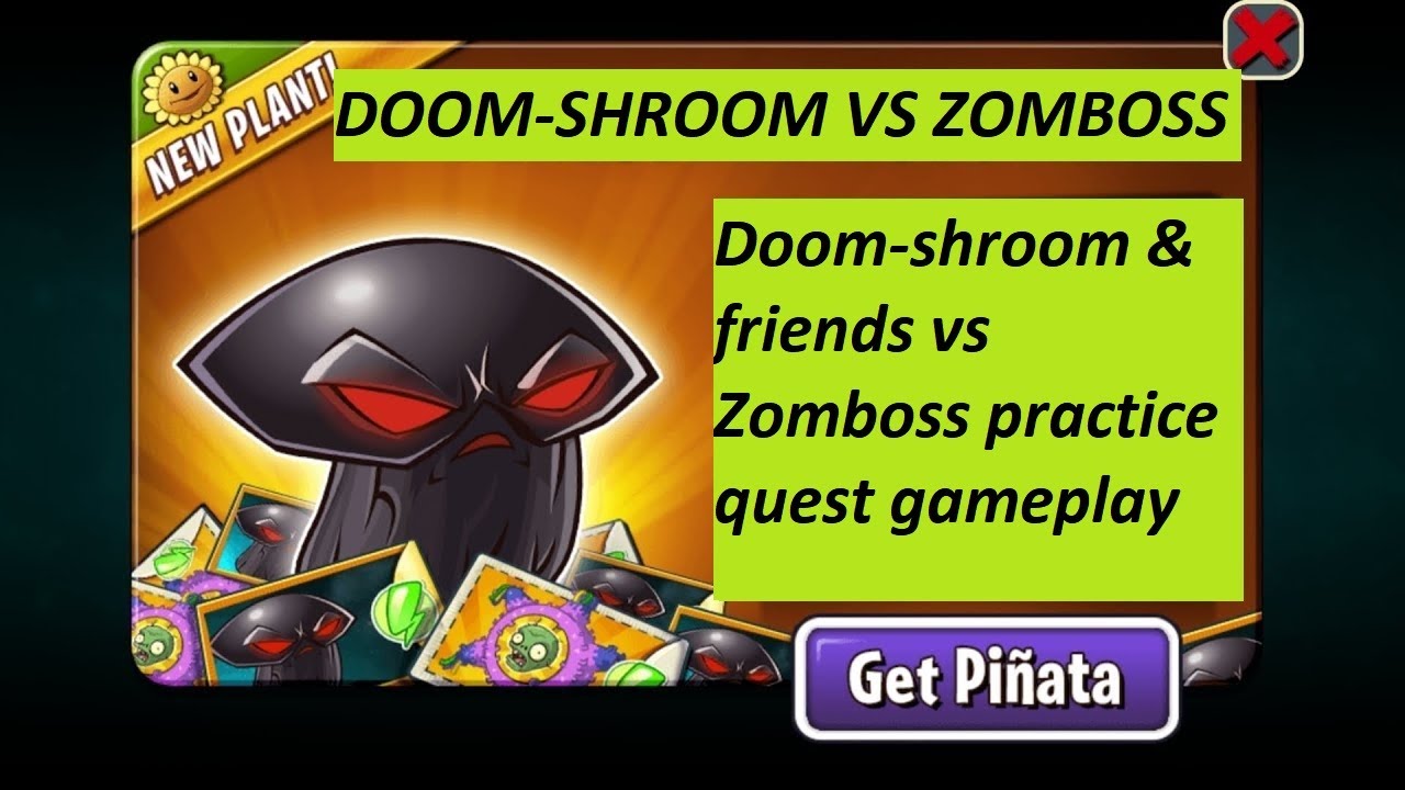 Time to nuke Zomboss! Doom Shroom & Friends vs. Zomboss - Domm Shroom final week 4 of 4 (vet plyrs)