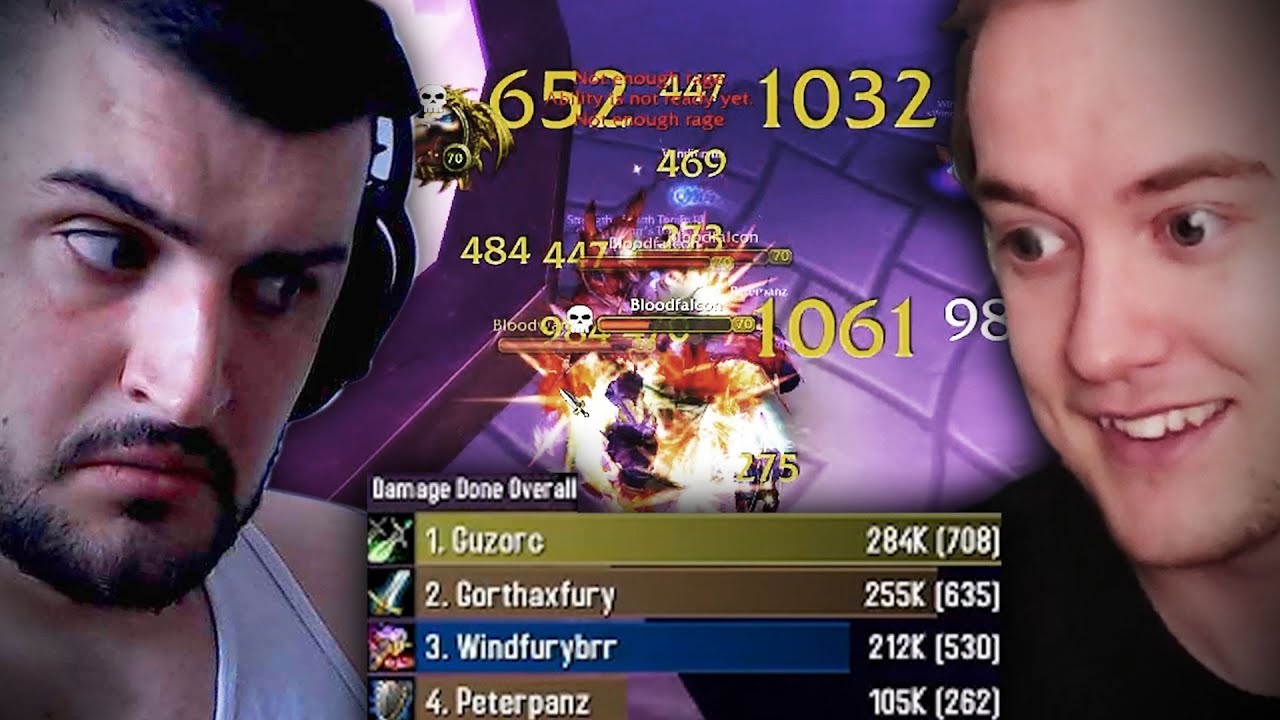 Burning Crusade Classic Beta: Gorthax vs Guzu | Heroic Dungeon dps race