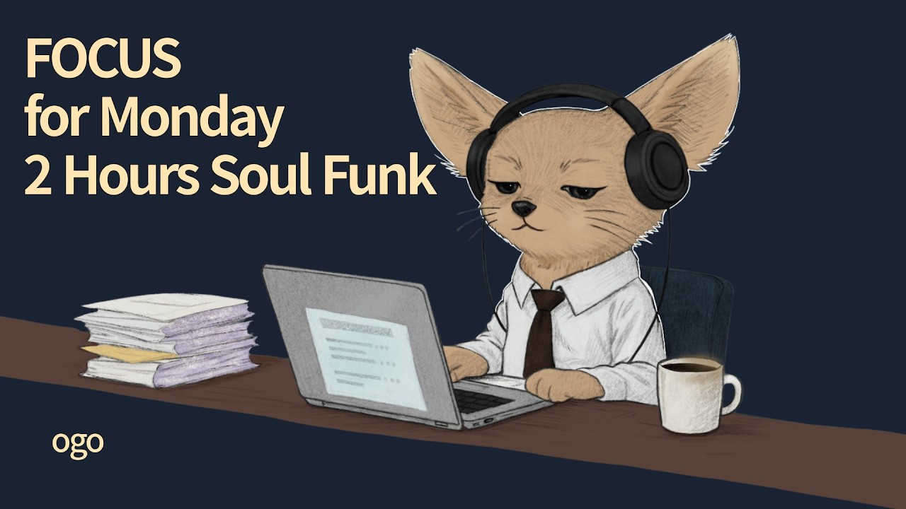 Monday Morning Soul Funk 🎧 또 월요일이야... | 2시간 그루브 | 카페 • 매장 • 노동요 • 드라이브 • 운동