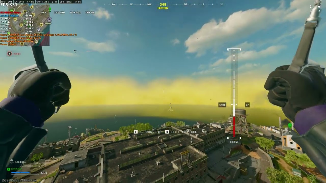 Quick Warzone and Rebirth Drops with 9800X3D and RX 9070 XT
