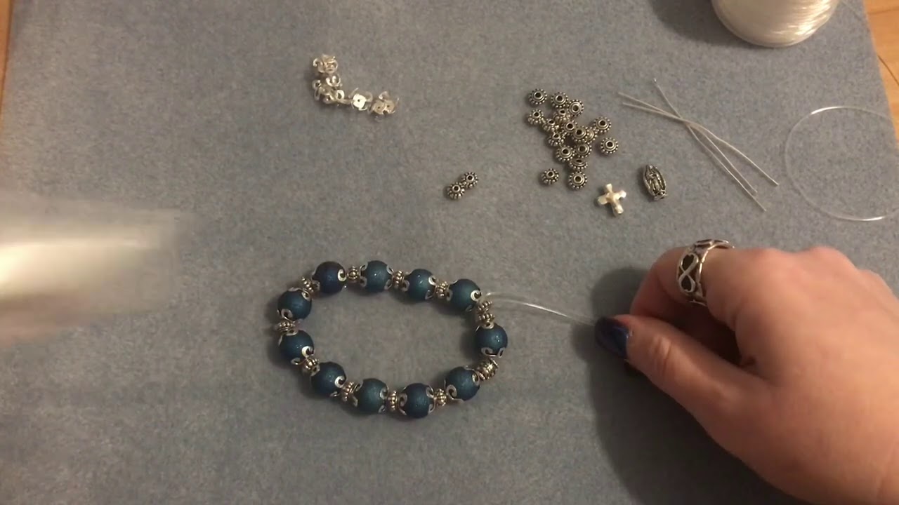 Rosary Bracelet Tutorial 🎉😊🙏🏻