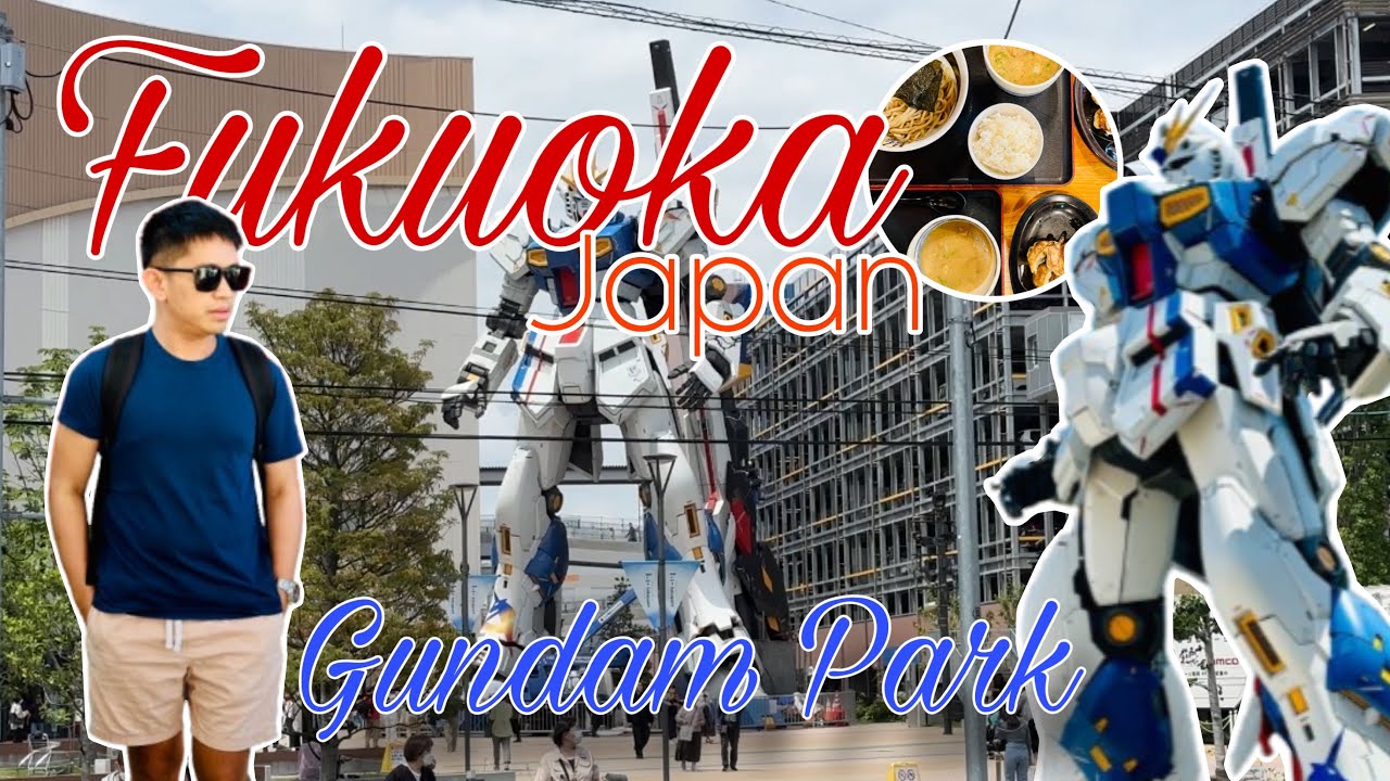 WHAT TO DO IN FUKUOKA 🇯🇵 (Gundam & Kushida) | JE Alvarado | VLOGCETERA | ThrifTrip in Japan Ep. 5