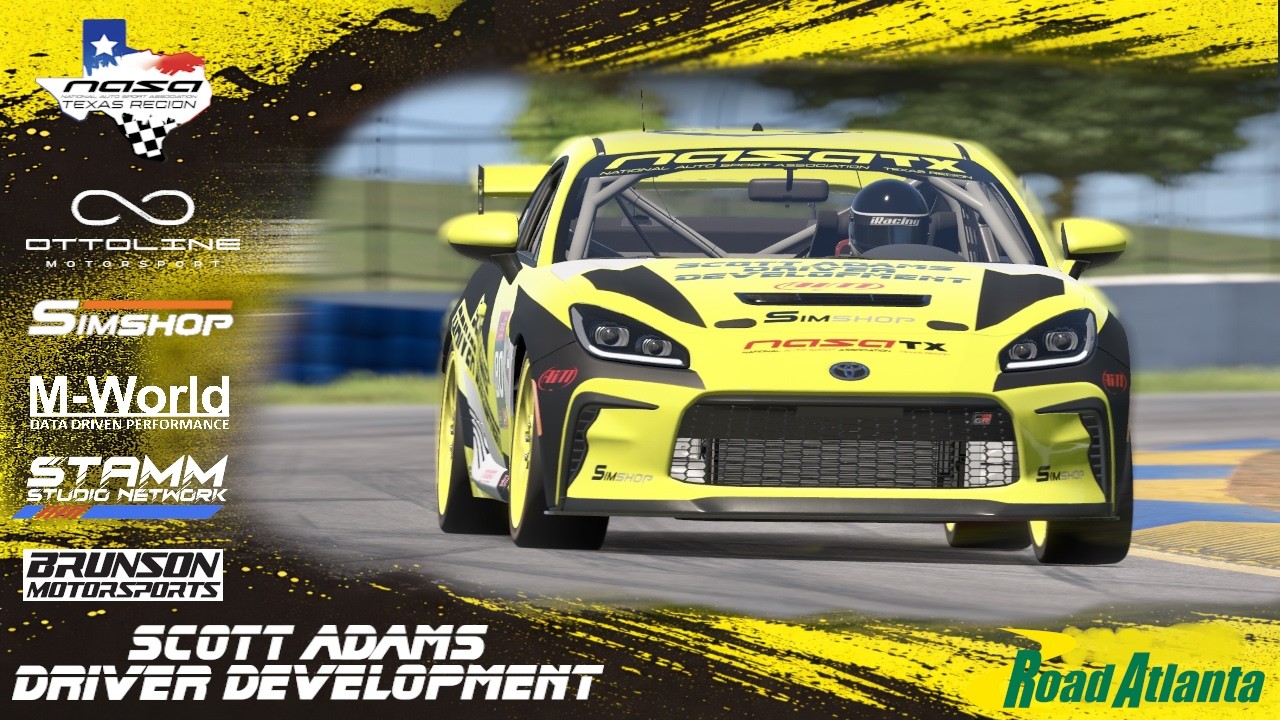 NASA Texas | Scott Adams Driver Development | GR86 @ Road Atlanta | iRacing