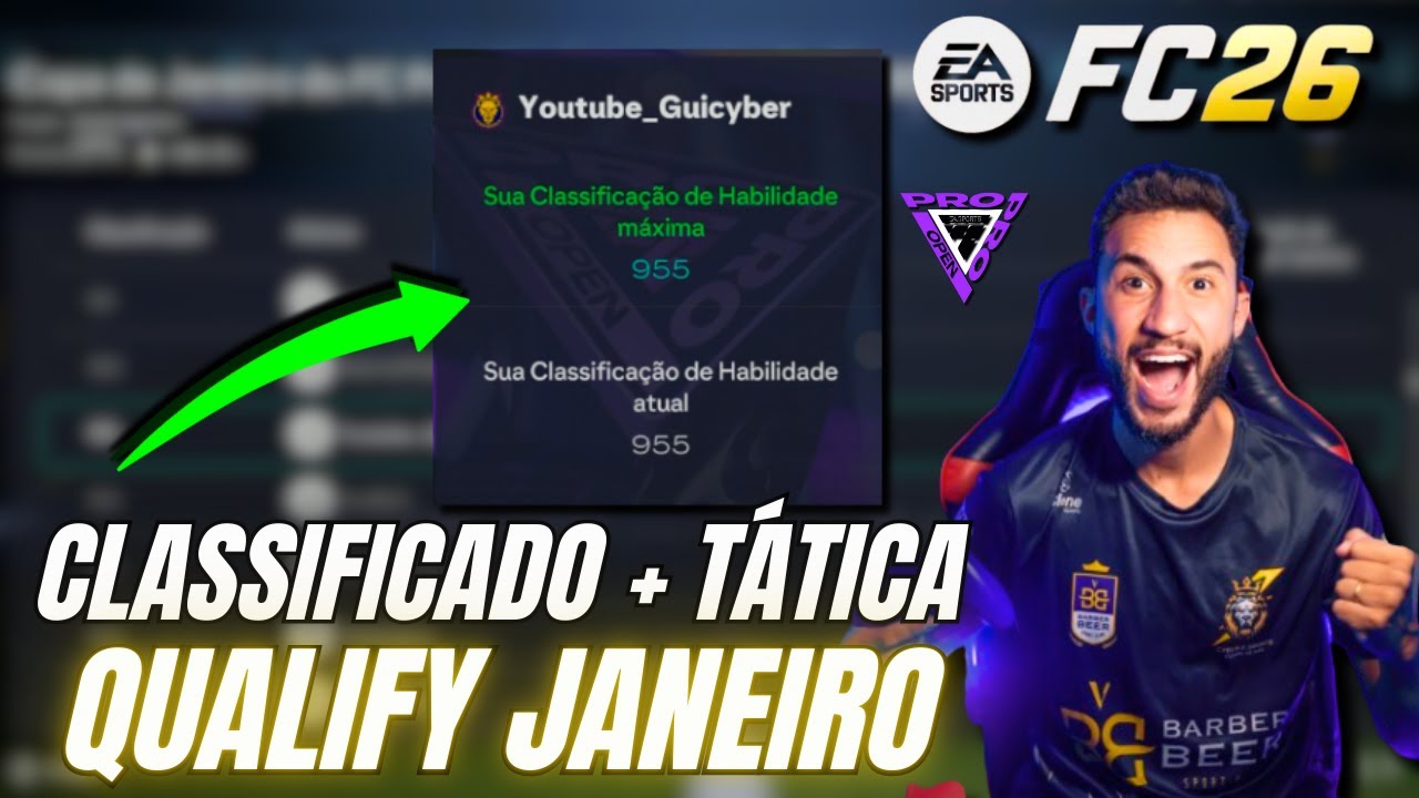 FC26 - CLASSIFICADO PARA O QUALIFY JANEIRO + TÁTICA 🌎🎮
