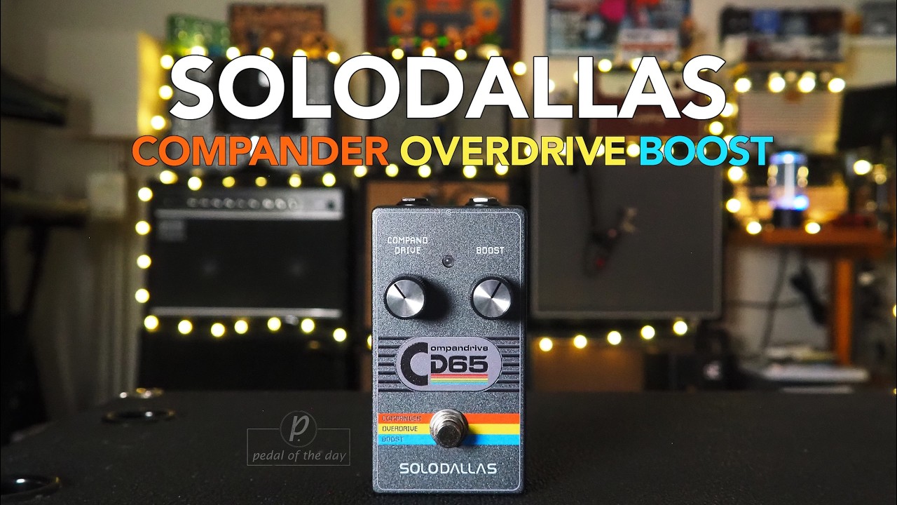 SoloDallas // CompanDrive 65 (CD65) Compander Overdrive Boost (Demo)