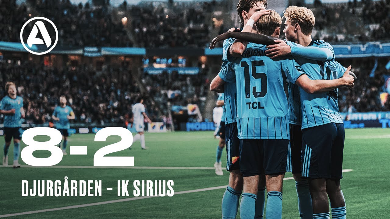 Matchsvep | Djurgården - IK Sirius 8-2 | Allsvenskan 2025