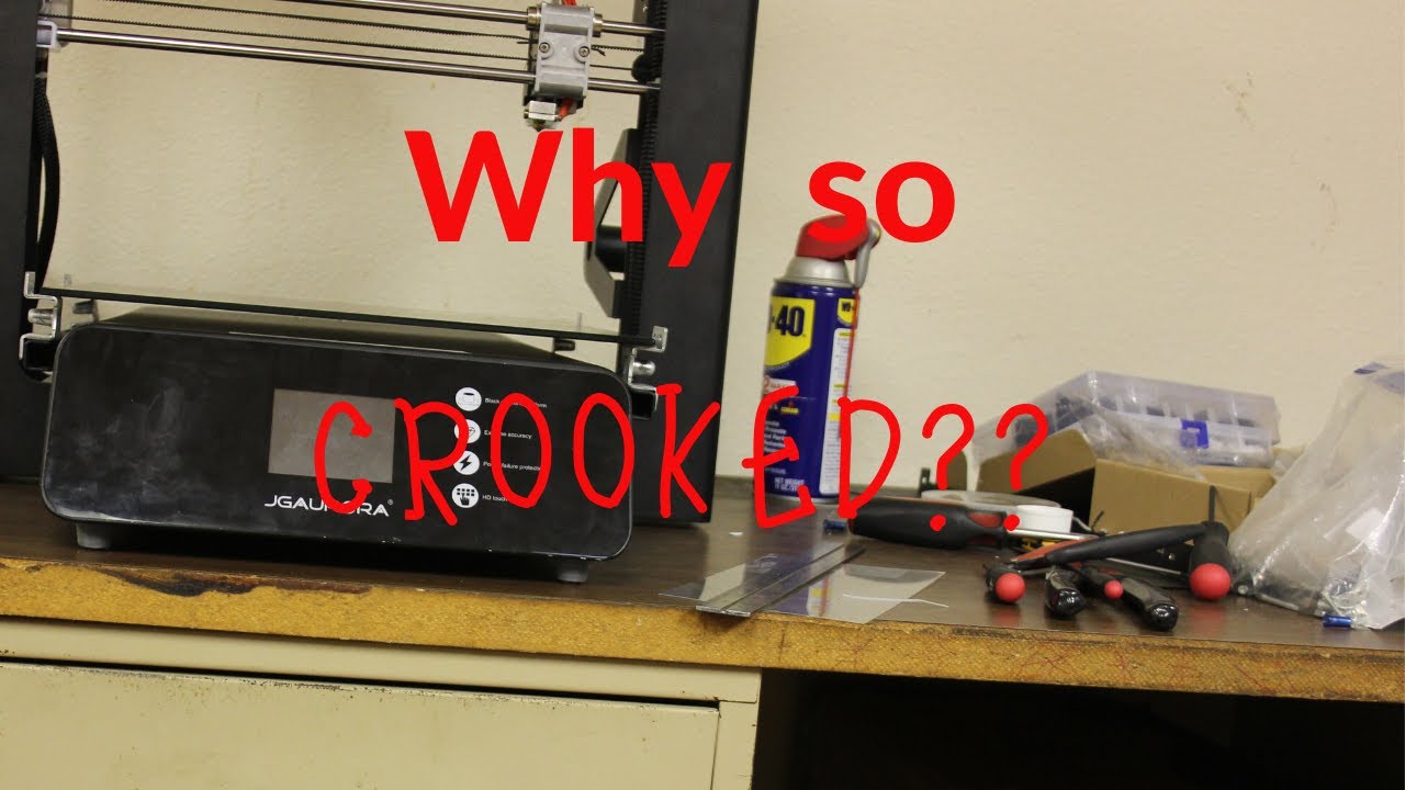 JG Aurora A5 Repair - Part 4 - Bed Leveling and First Print