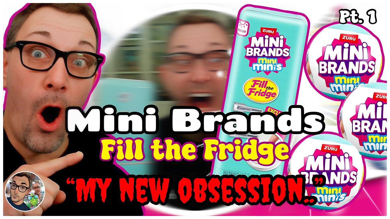 Mini Brands, Fill the Fridge Pt. 1  My new Obsession.. #minibrands #mini #eapartner