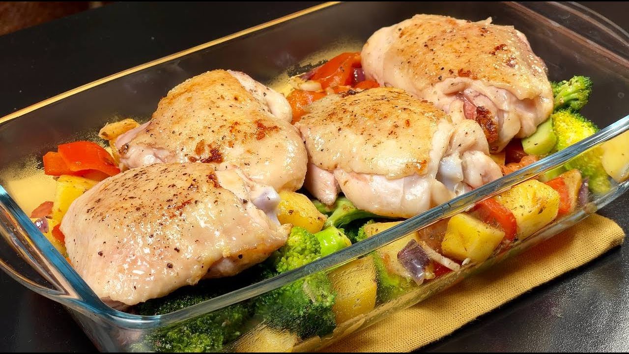 So lecker, dass ich es jeden Samstag zubereite! Ein fantastisches Hähnchen-Gemüse-Gericht!