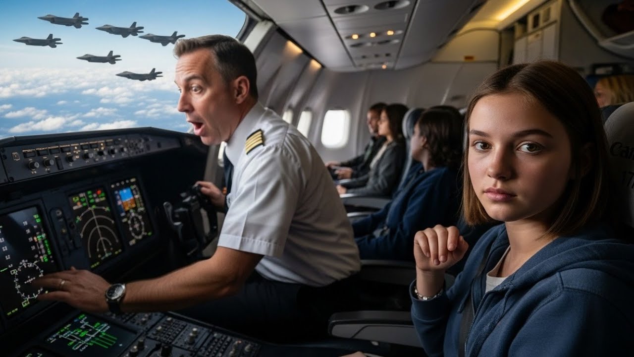 She Was Just a Kid in Seat 17A — Until the F-22 Pilots Heard the Call Sign ‘Viper’ | Real Story