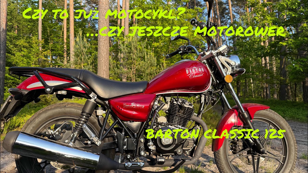 BARTON CLASSIC 125 - motocykl czy wciąż motorower?