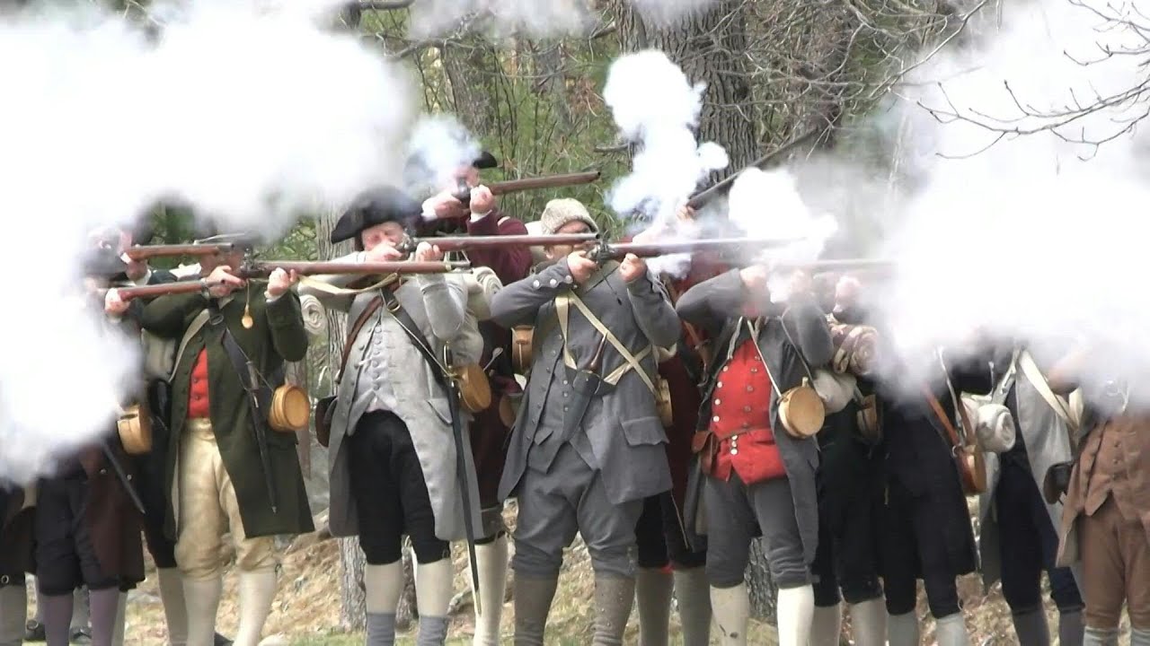 History enthusiasts reenact American Revolutionary War battle | AFP