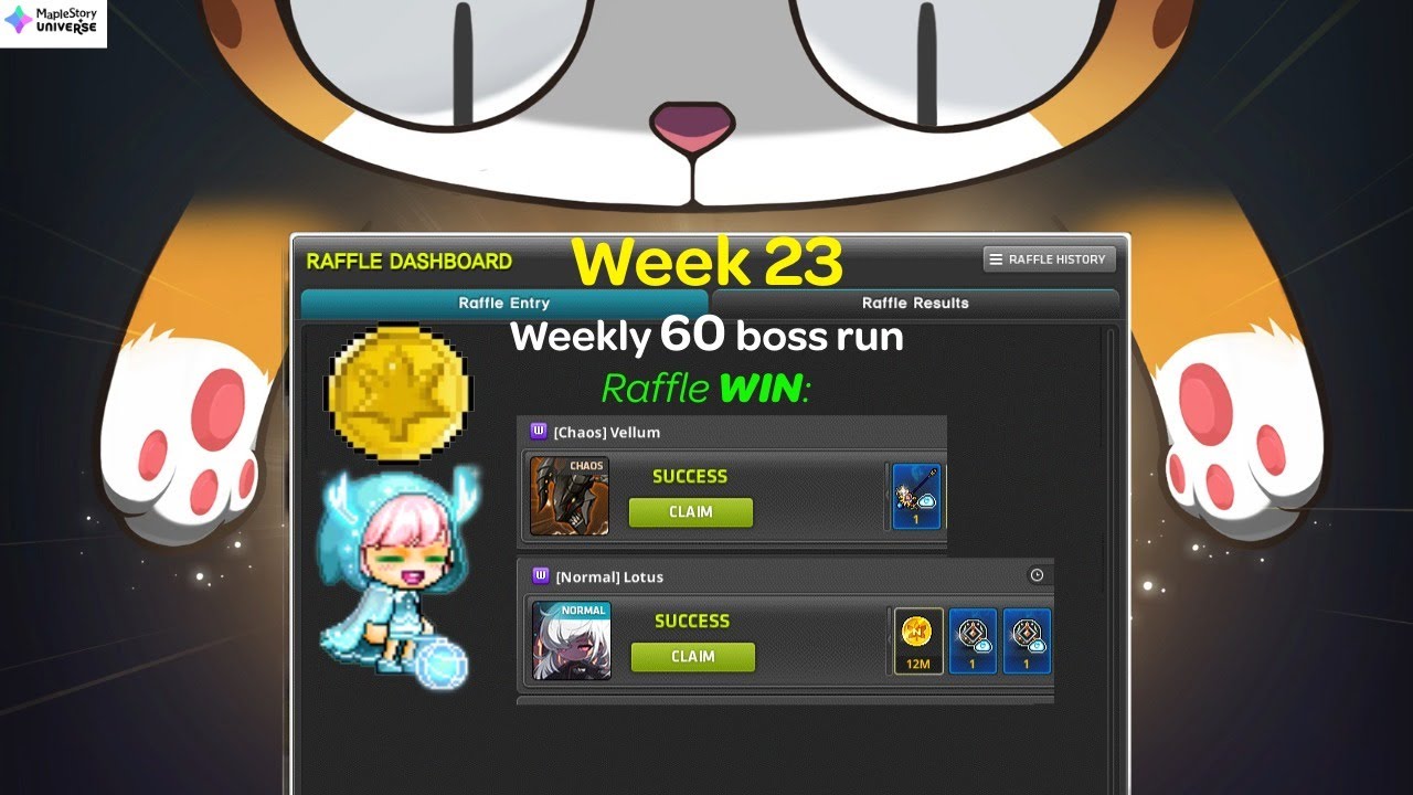 I got lucky this week!! in Maplestory N week 23!!