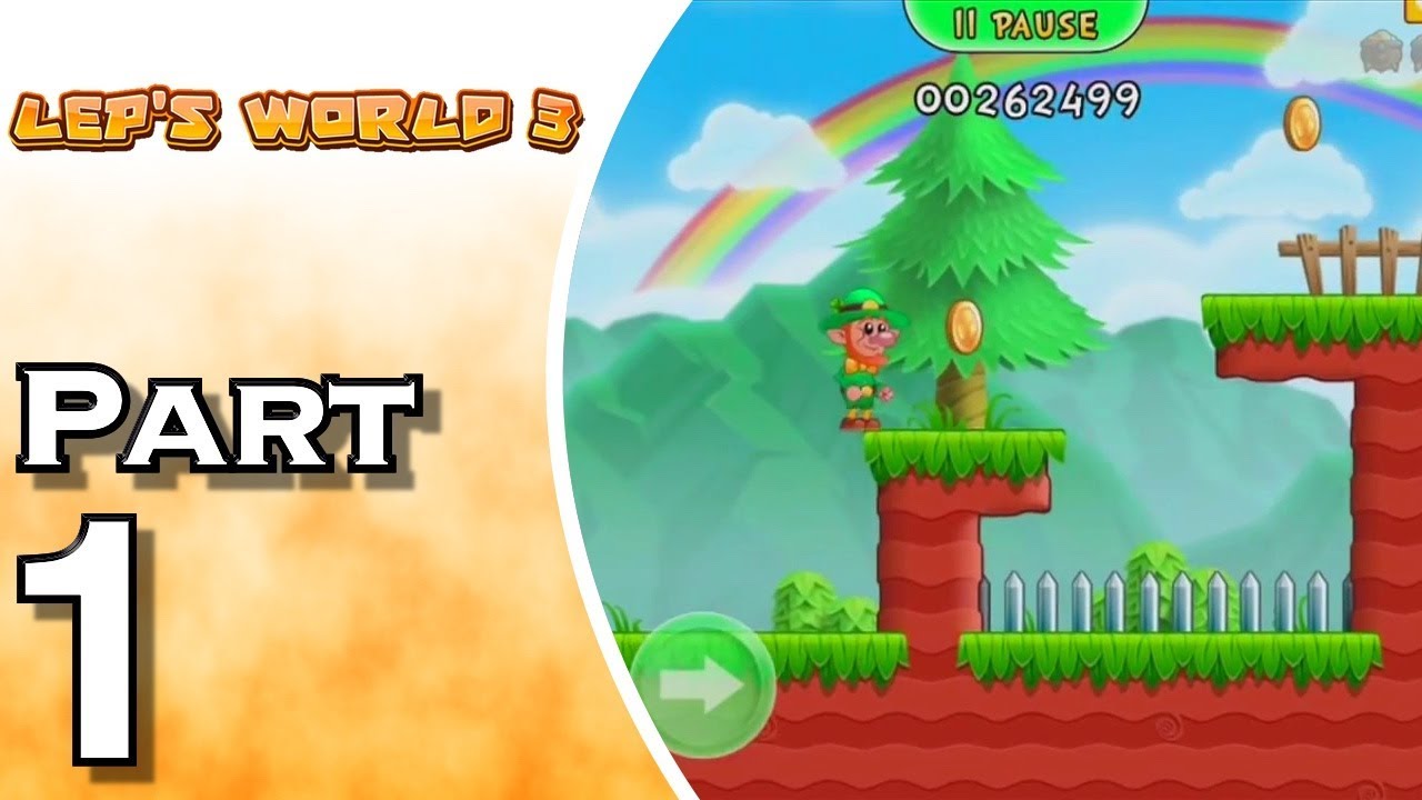 Let's Play Lep's World 3 (Gameplay + Walkthrough) Part 1 - Highlands