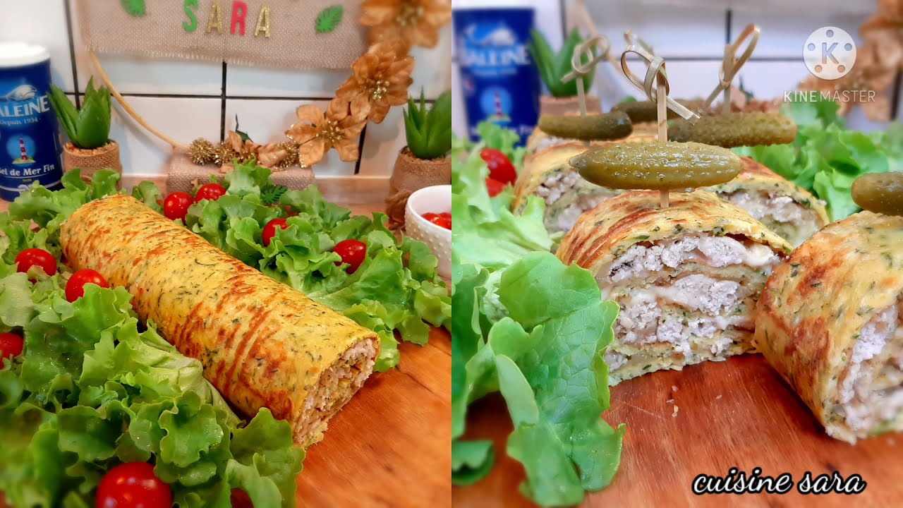 😋👌  رولي الجريوات من أروع ما يكون لذة لا تقاوم                       roulé de courgettes