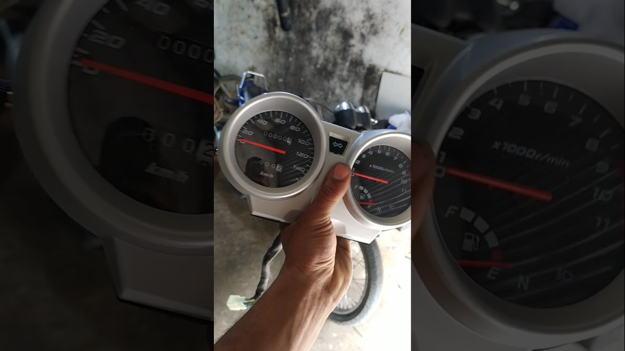 painel da Titan 150 sport com conta giros na Titan 150 carburada normal!  #projeto #honda #yamaha