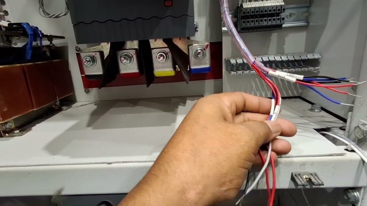 #L&T_L&K #MOTORIZE #MCCB #MOTOR #CLOSING AND #TAIPING WIRE CONNECTION KAISE HOTA HAI YE JANE