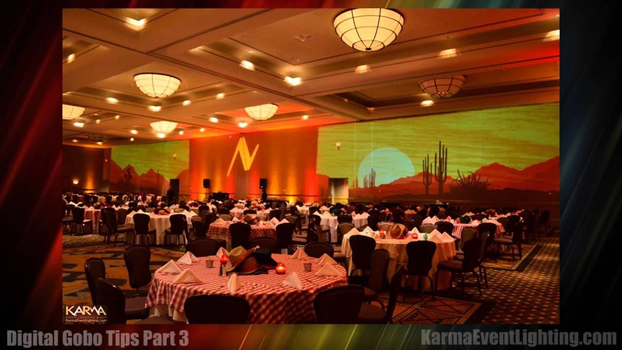 Digital Gobo & Monogram Design Ideas and Tips from Karma Event Lighting Part 3