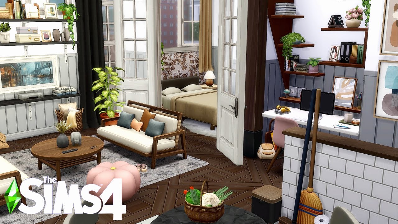 Cozy Medina Studios | The Sims 4 Speed Build | Sims 4 cc | Apartment Renovation | Sims 4 build