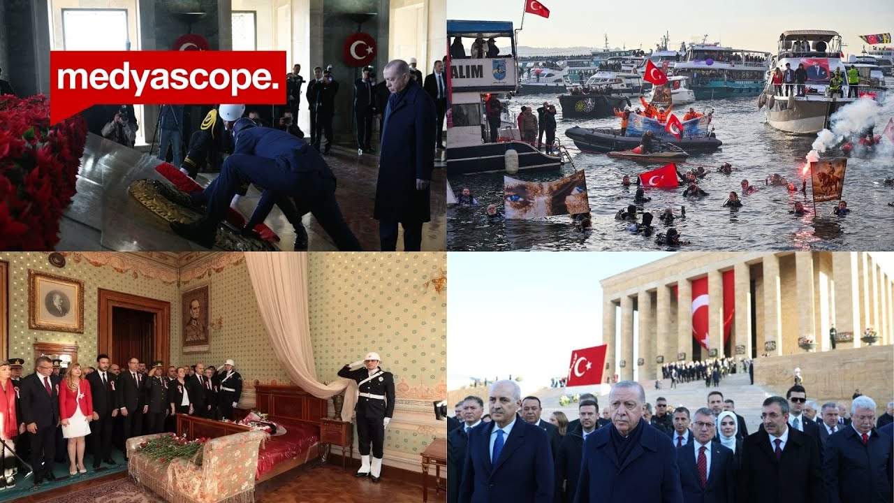 Hayat 09:05’te durdu: Cumhuriyetin kurucusu Atatürk anıldı