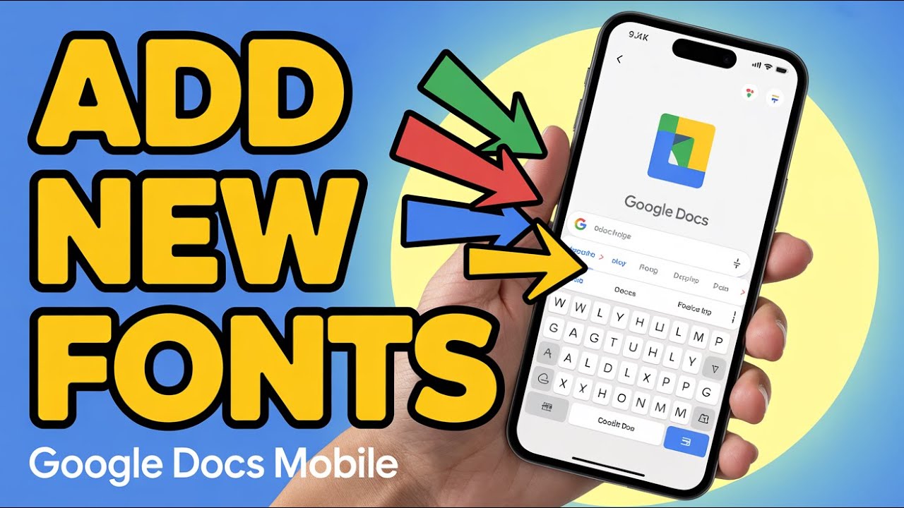 How to Add New Fonts in Google Docs Mobile (Android & iPhone)