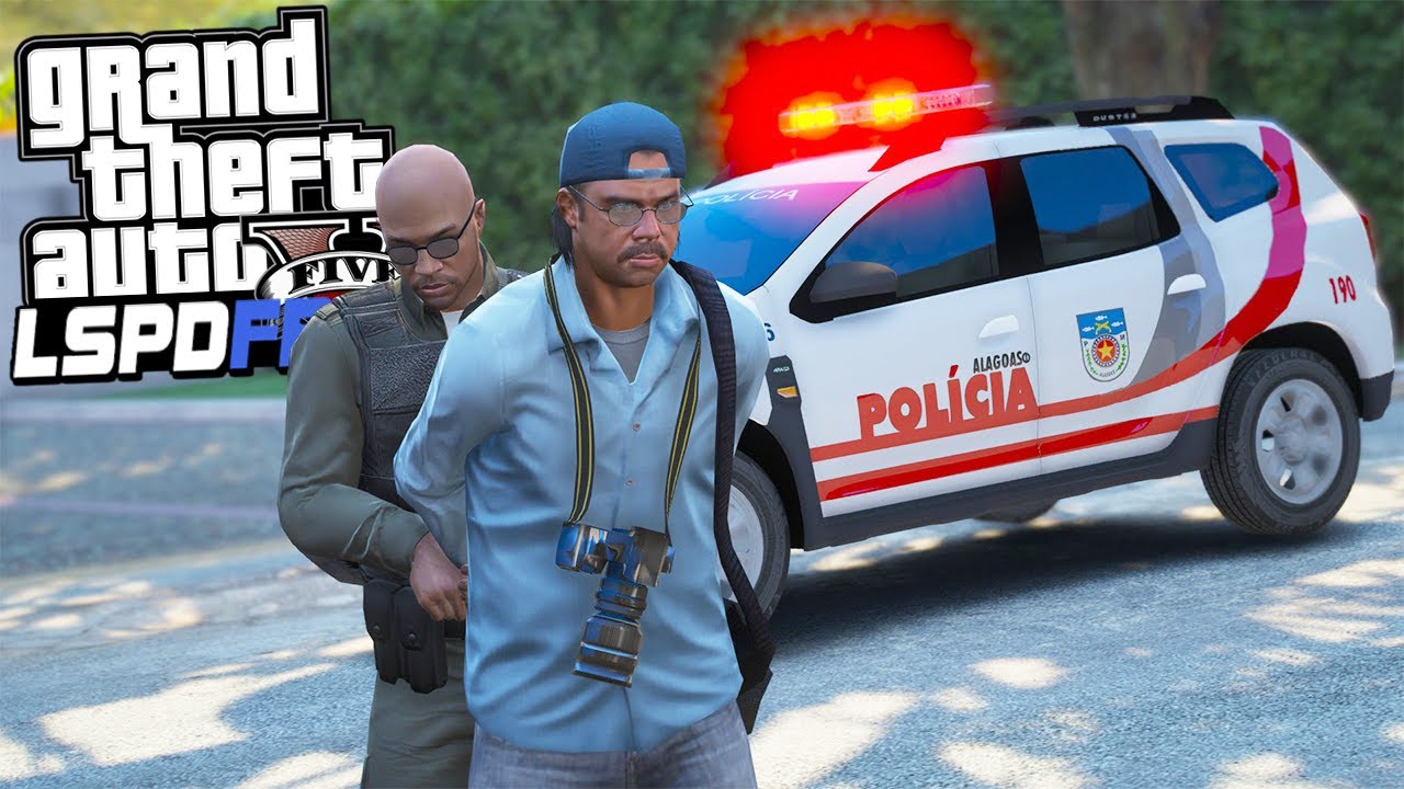 PAPARAZZI PRESO COM SAQUINHO DE PÓ ESTRANHO! - PMAL - GTA 5 ROTINA POLICIAL