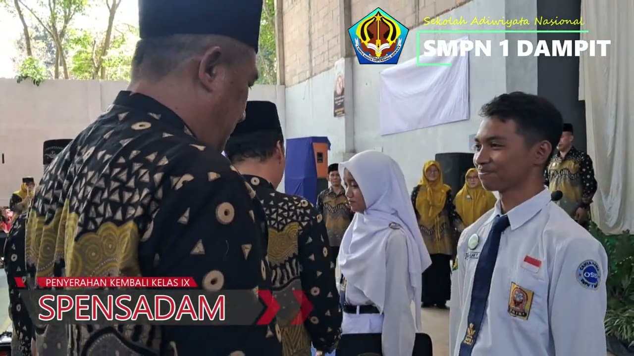 PENYERAHAN KEMBALI PESERTA DIDIK KELAS IX