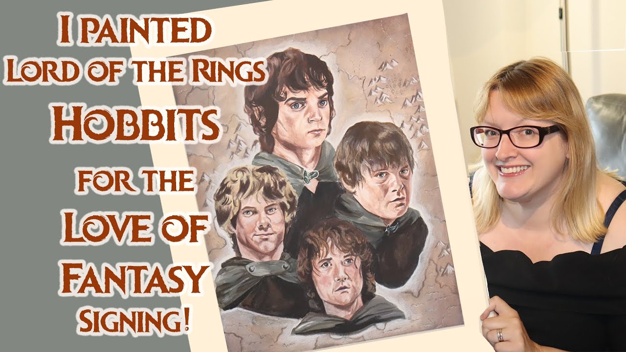 Painting Lord of the Rings Fan Art for Love of Fantasy London