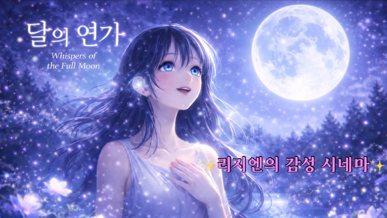 달의 연가 🌕 | Whispers of the Full Moon | 신비의 달빛정원 OST #노래 #힐링음악 #감성판타지