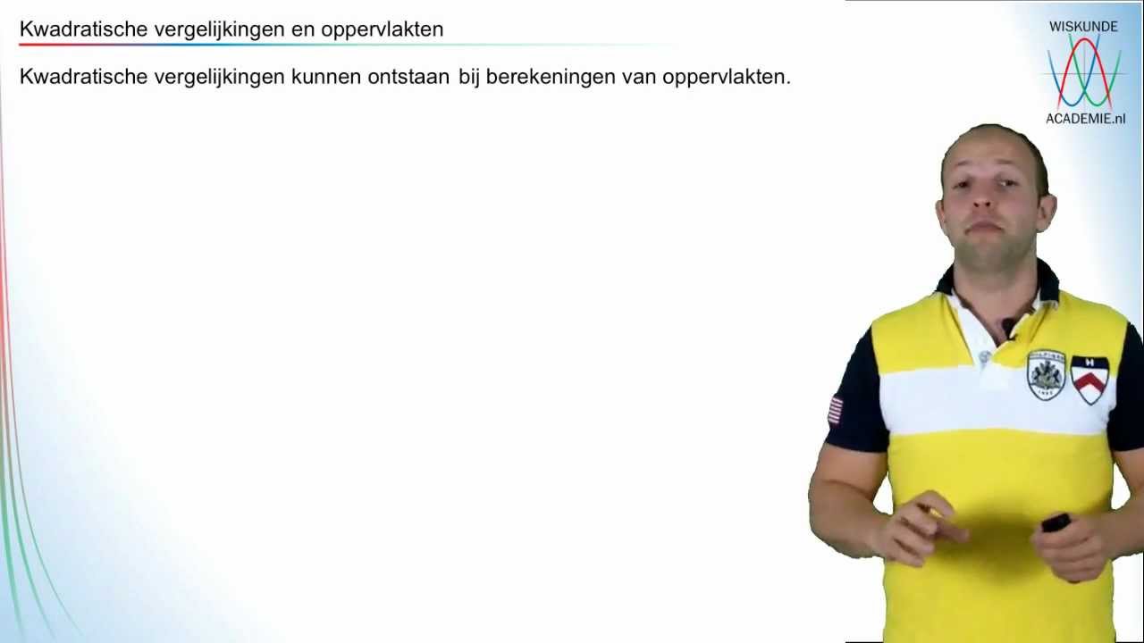 Wiskunde - Kwadratische vergelijkingen opstellen (havo 3) - WiskundeAcademie