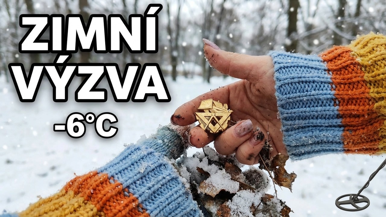 ❄️ Zimní hledačka Holky z paneláku v parku! 👉 Winter Metal Detecting in the Park!
