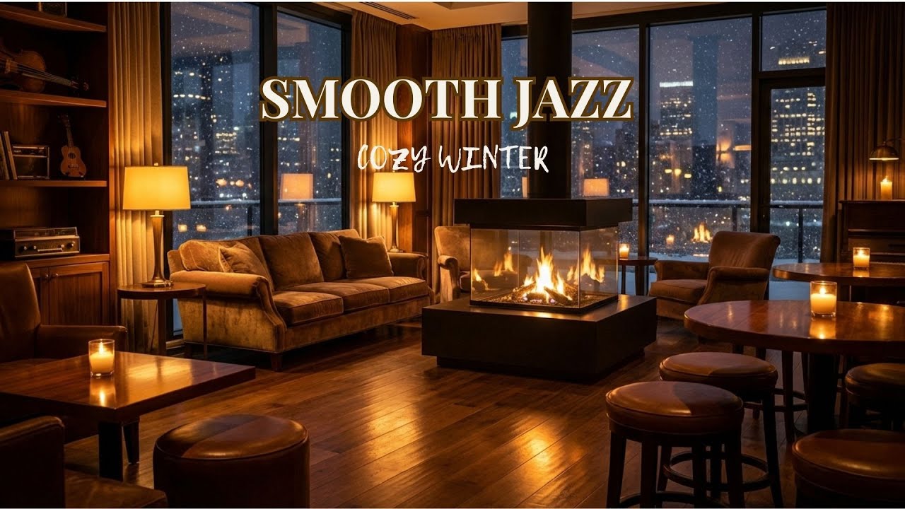 Cozy Winter Lounge • Smooth Jazz Soul | Relax, Focus & Unwind