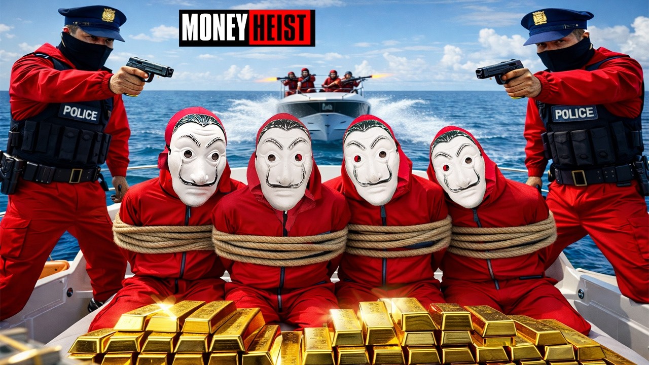 PARKOUR VS MONEY HEIST! 6 | BAD GUYS: No ESCAPE, The Sea Escape Failed (BELLA CIAO) Epic POV