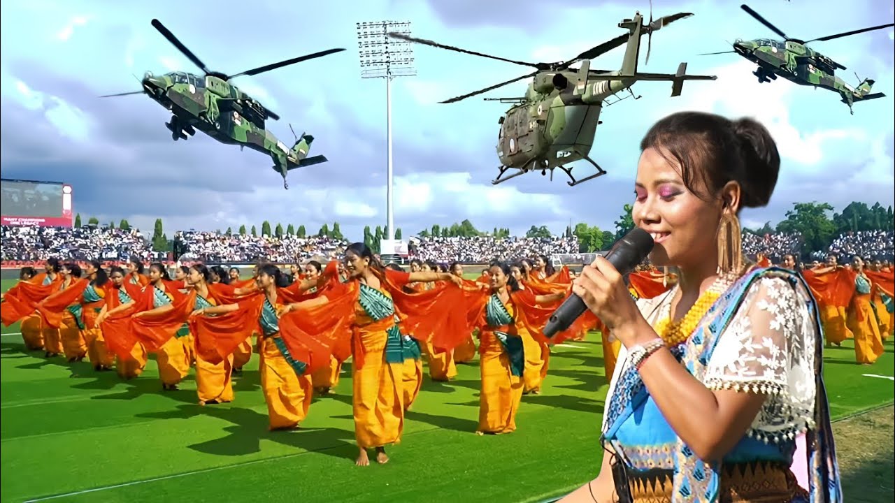 Bagurumba, Bihu dance & Song performance at the opening ceremony of 133rd Durand Chup at Kokrajhar.