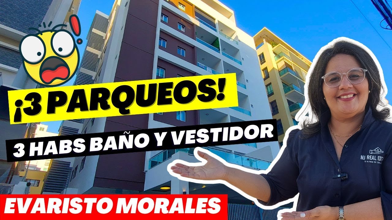 APARTAMENTO NUEVO EN VENTA EN SANTO DOMINGO | 3 PARQUEOS😮 | ÁREA SOCIAL😍 | INVIERTE CON CAROLINA