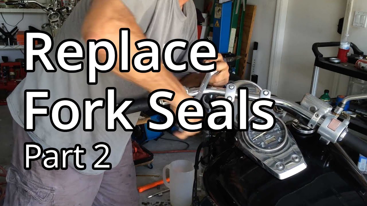 How To: Repair Honda Shadow Fork Seals   Part 2