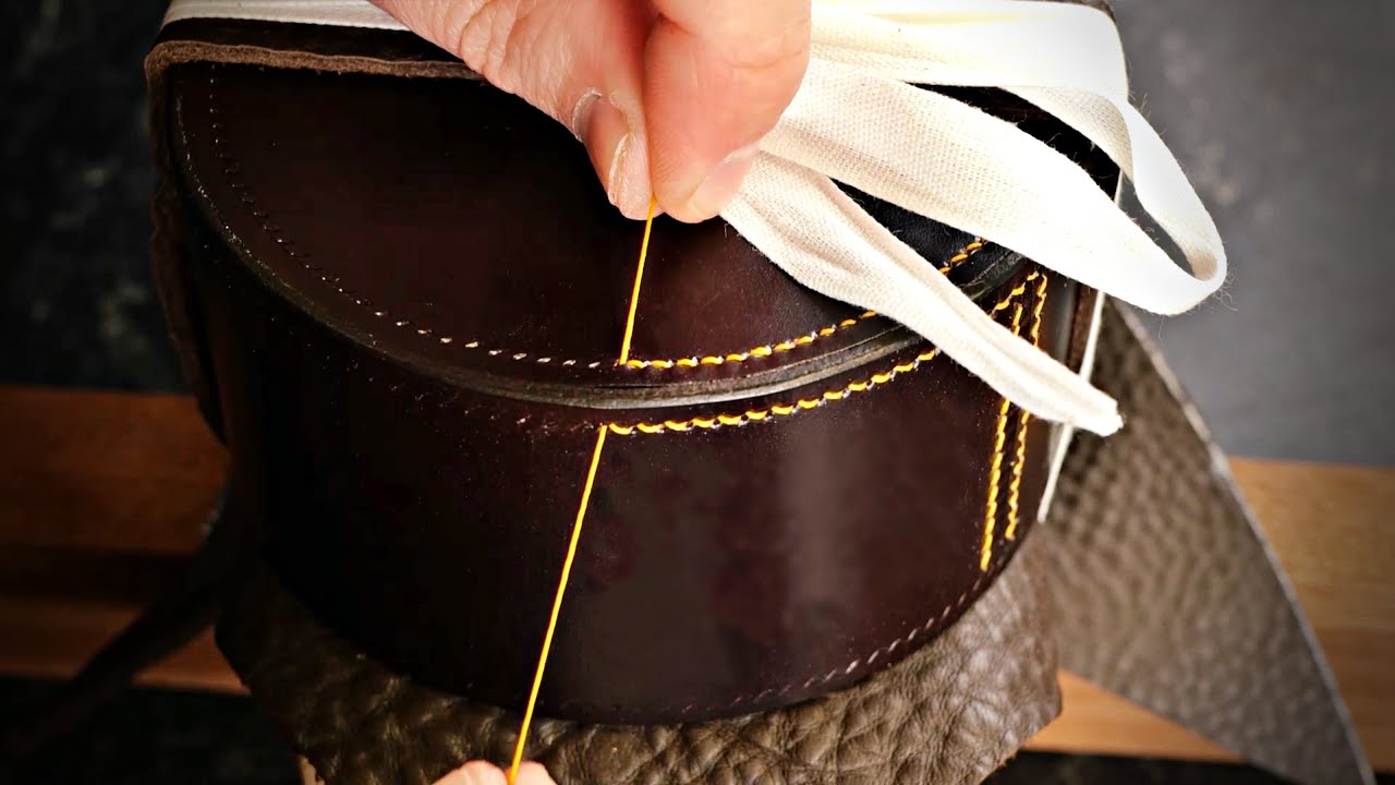 'Round Leather Box Making Pt 1' (Preview)- Online Fine Leathercraft Courses