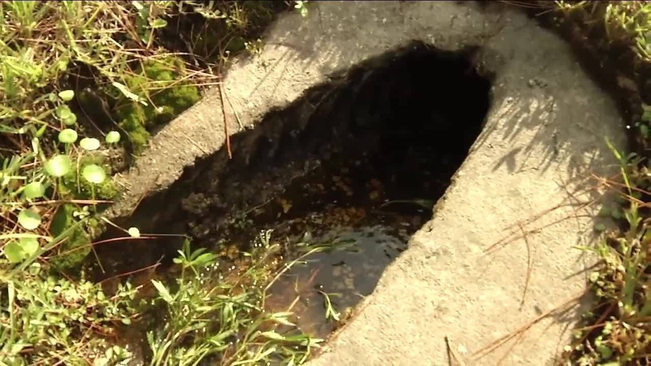 Dangerous storm drain