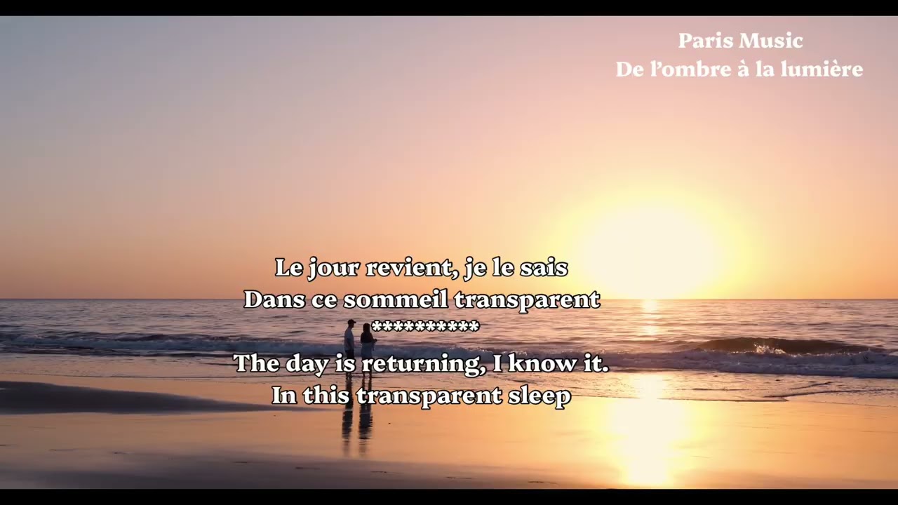 🎵 De l’ombre à la lumière – Paris Music🌹Poésie Française | Chanson d’Amour 2026 | French Love Song