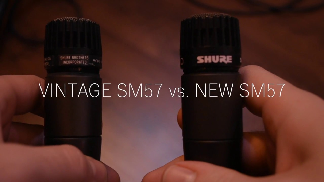 Сравнительный тест микрофонов Shure SM57 и Unidyne III (винтажный SM57).