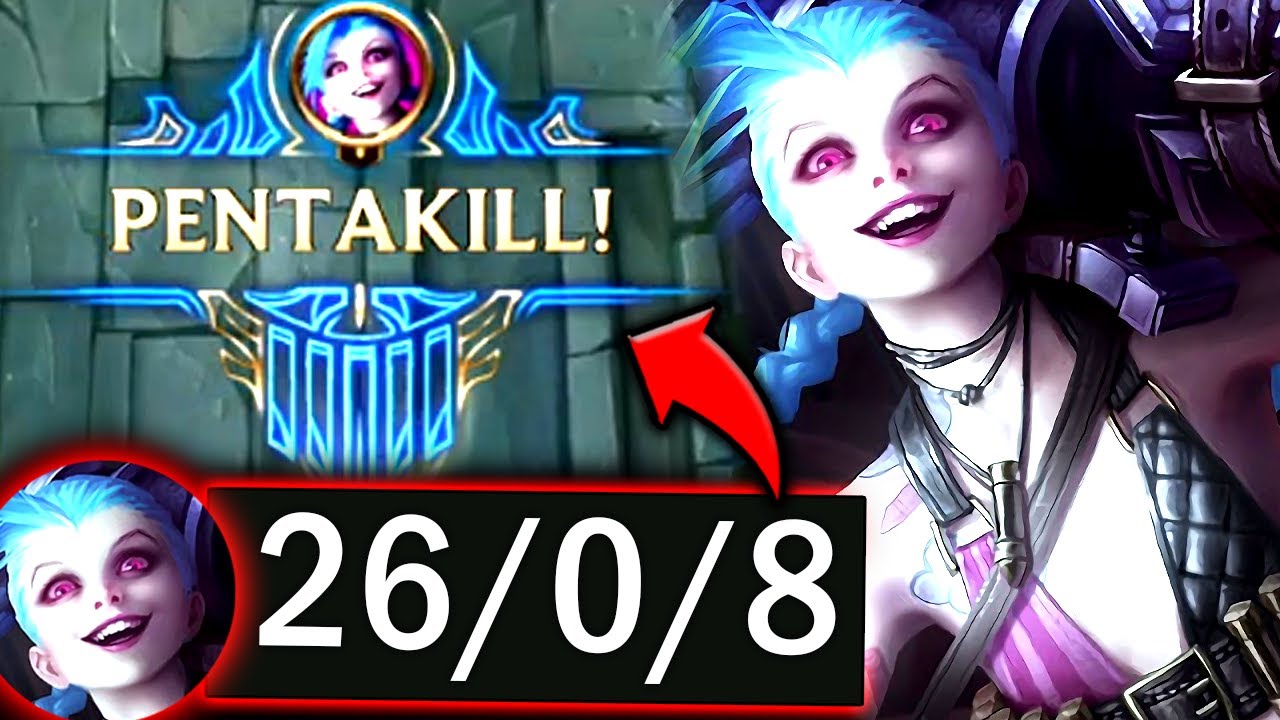 JINX TOP, НО Я ГИПЕР 1V5 НА ПОЗДНЕЙ ИГРЕ (ДЖИНКС — ЗВЕРЬ) — 2025 Jinx TOP: руководство по игре