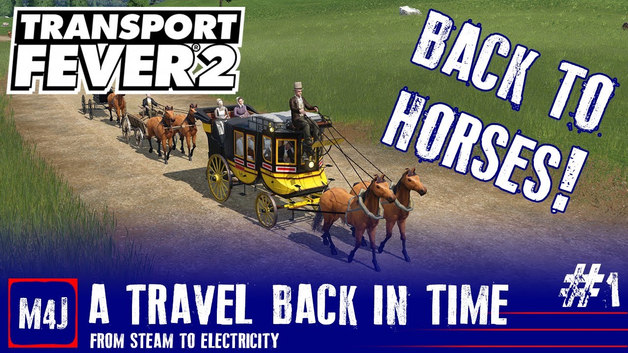 A Travel Back In Time | From Steam To Electricity | Transport Fever 2 Hard Mode