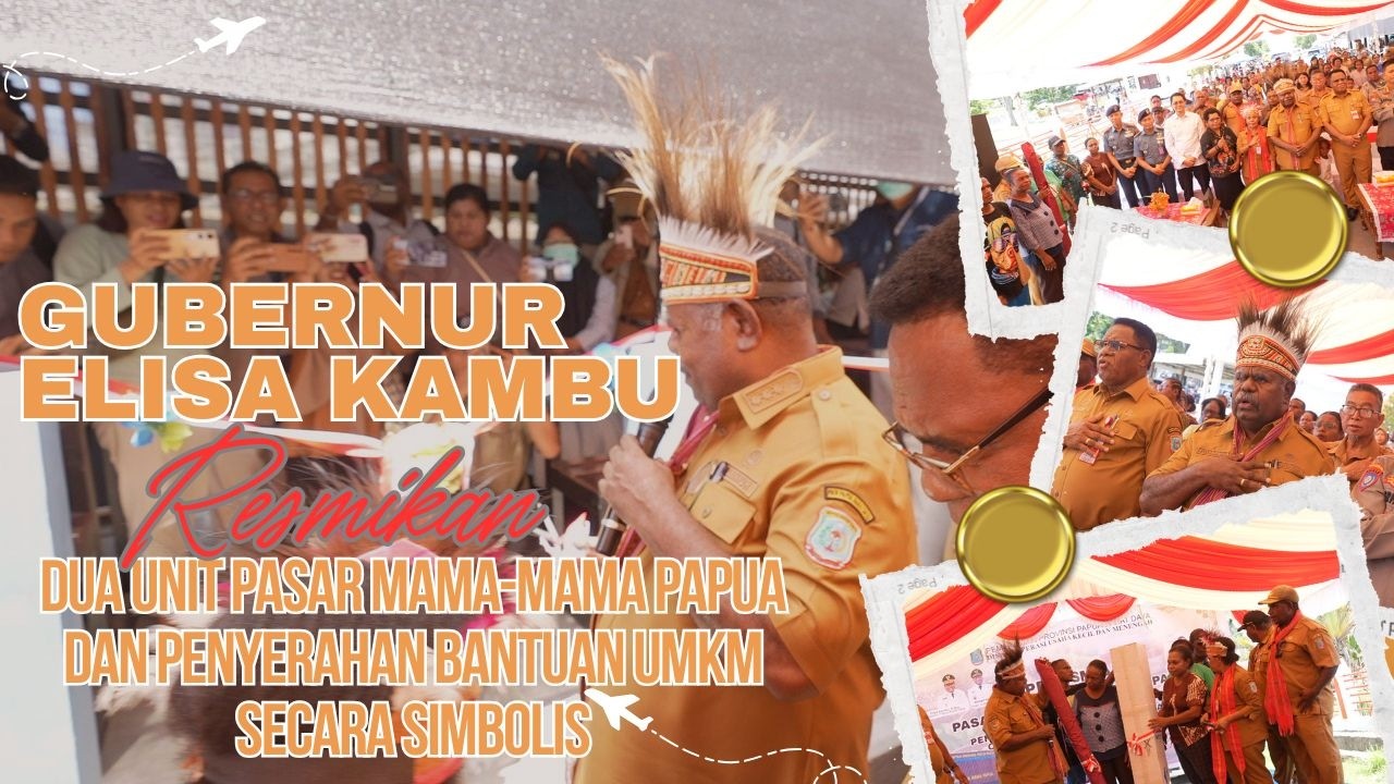 Gubernur Papua Barat Daya Resmikan Dua Unit Pasar Mama-Mama Papua