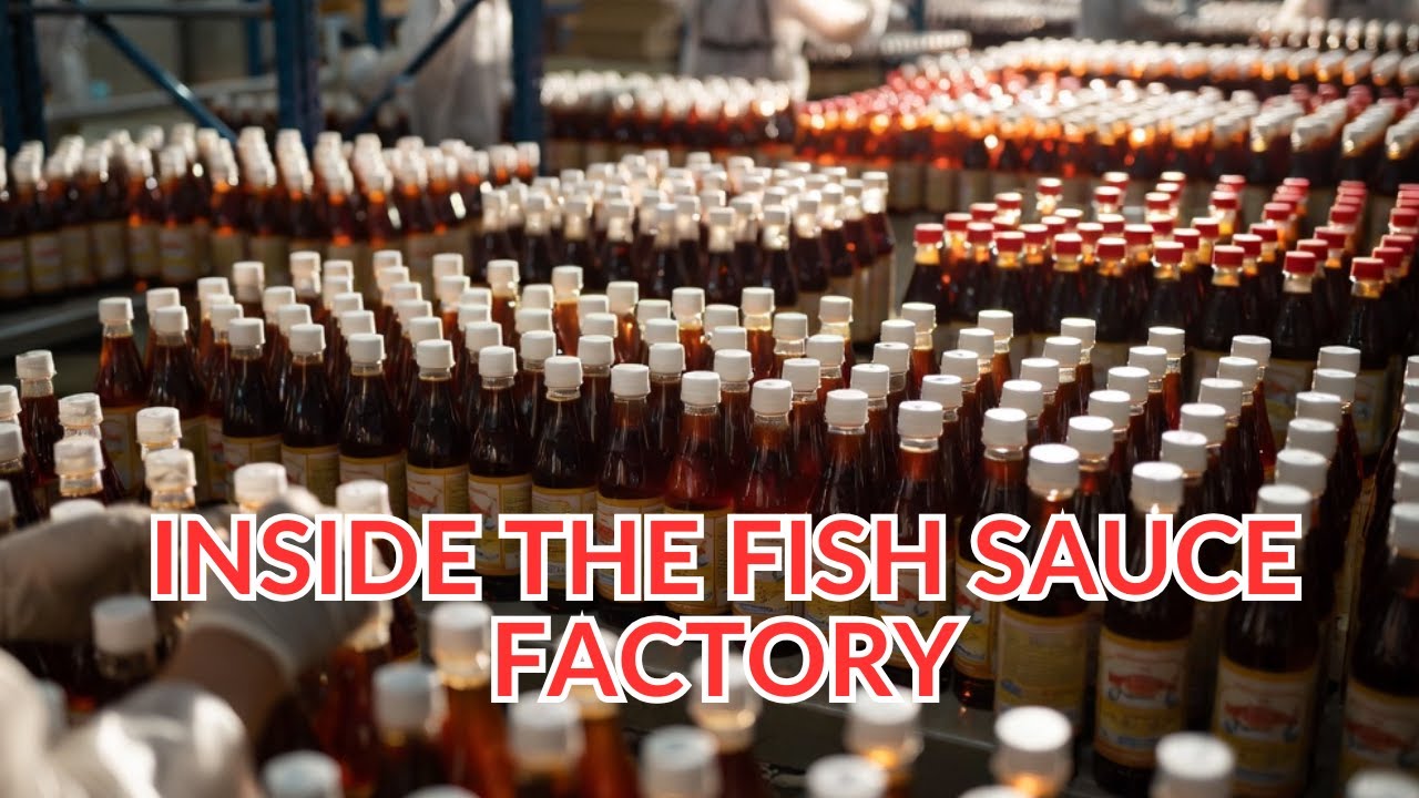 Inside the Fish Sauce Factory | How Traditional Fish Sauce Is Made and Bottled (Full Process)