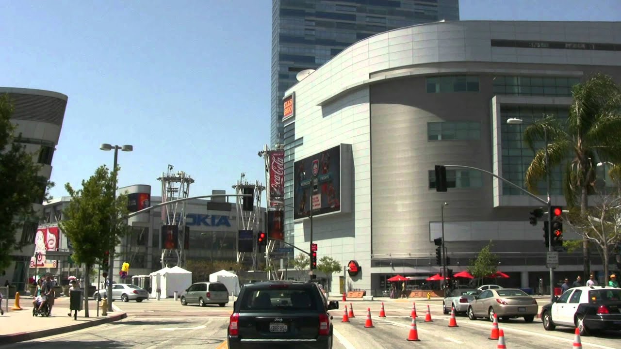 See downtown Los Angeles LONG - Be a passenger in my car HD Canon VIXIA-HV30